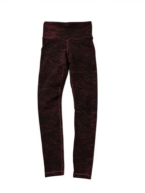 Athleta Burgundy Speckle High-Rise Leggings XS